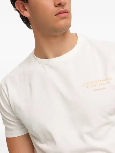 Peninsula Swimwear Graphic-print T-shirt In White