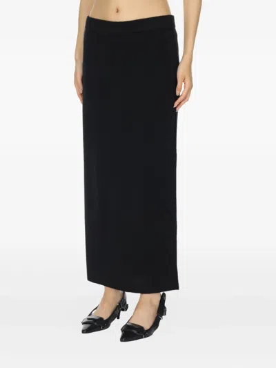 SIDE-STRIPE MAXI SKIRT