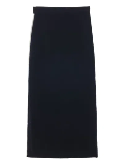 SIDE-STRIPE MAXI SKIRT