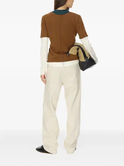 V-NECK LAYERED T-SHIRT