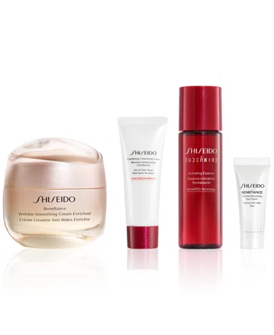 Shiseido 4-pc. Benefiance Smooth & Hydrate Cream Set In Transparent