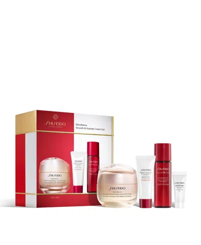 Shiseido 4-pc. Benefiance Smooth & Hydrate Cream Set In Transparent