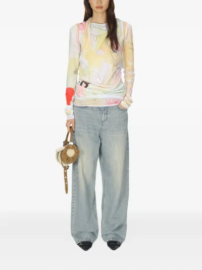 Open Yy Graphic-print Top In Multi