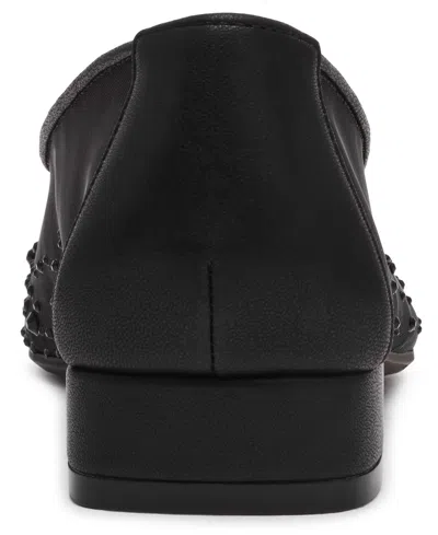 Anne Klein Women's Carisle-c Embellished Pointed Toe Flats In Black