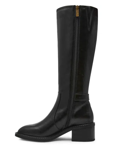 Anne Klein Women's Anessa Block Heel Knee High Boots In Black
