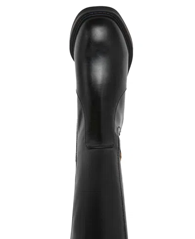Anne Klein Women's Anessa Block Heel Knee High Boots In Black