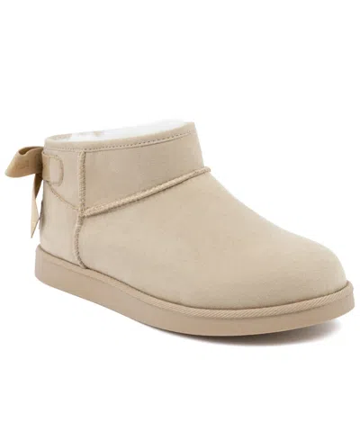 Juicy Couture Womens Kelsey Flat Heel Booties In Neutral