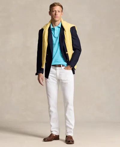 Polo Ralph Lauren Courregès Heritage White Wool Dresses In Blue