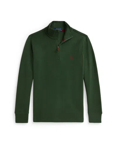 Polo Ralph Lauren Big Boys 8-20 Quarter-zip Sweater In Green