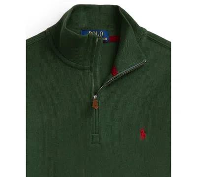 Polo Ralph Lauren Big Boys 8-20 Quarter-zip Sweater In Green