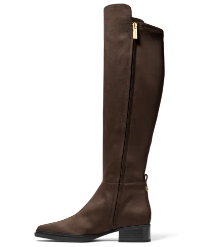 Michael Kors Lex Dark Brown Boot In Brown