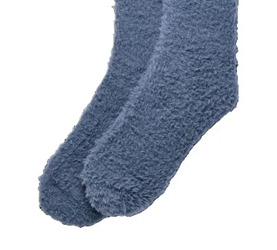 Ugg Teddy Cozy Crew Socks In Blue