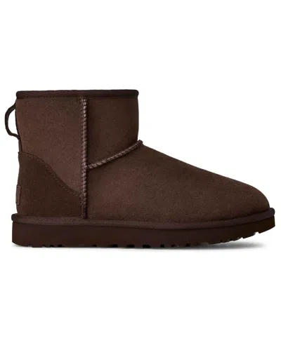 Ugg Classic Mini Ii Shearling Boots In Brown