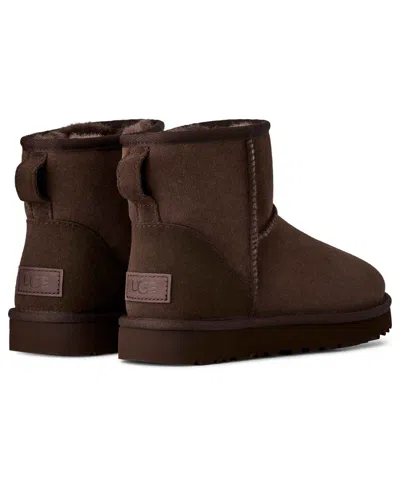 Ugg Classic Mini Ii Shearling Boots In Brown