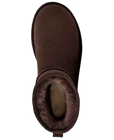 Ugg Classic Mini Ii Shearling Boots In Brown