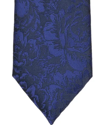 Bar Iii Men's Kingston Tonal Floral Tie, Macy's Exclusive In Blue