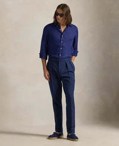 Polo Ralph Lauren Custom Fit Shirt In Blue