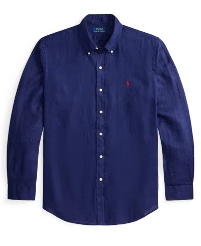 Polo Ralph Lauren Custom Fit Shirt In Blue