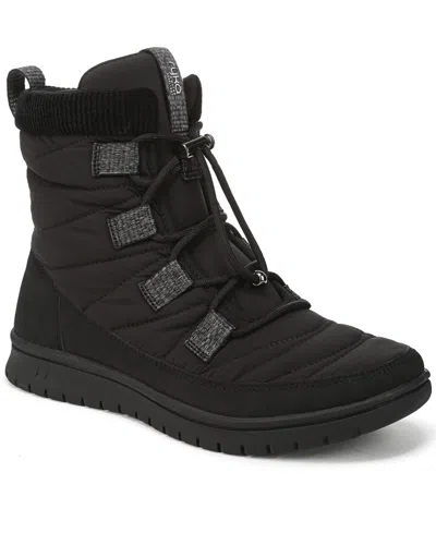 Ryka Rykä Sienna Water Repellent Bootie In Black