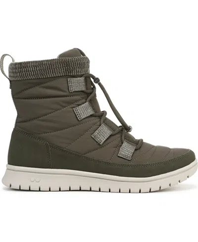 Ryka Rykä Sienna Water Repellent Bootie In Green