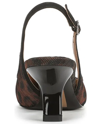 Sam Edelman Bianka Slingback Mesh Pointed Toe Pump In Brown