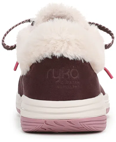 Ryka Avid Sneaker Bootie In Burgundy