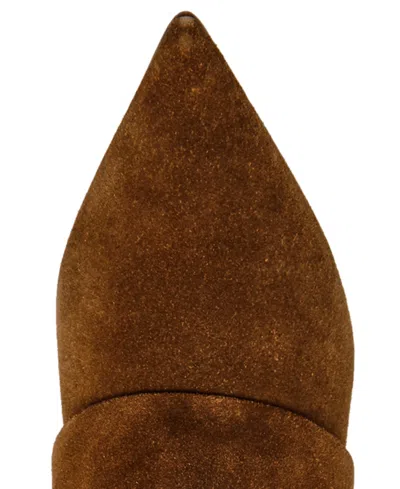 Steve Madden Luca Kitten Heel Knee High Boot In Brown