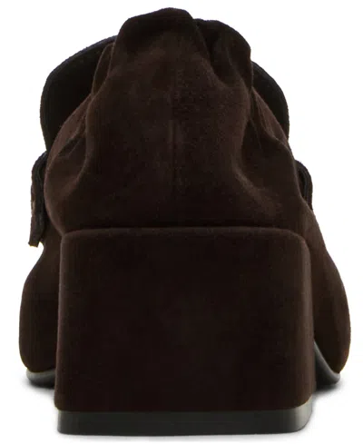 Steve Madden Women's Este Block-heel Loafers In Brown