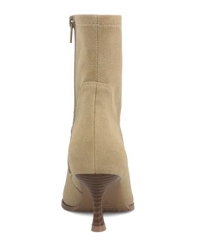 Mia Women's Aletta Pointed Toe Kitten Heel Dress Booties In Neutral