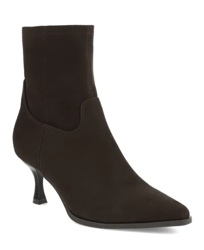 Mia Aletta Pointed Toe Bootie In Brown
