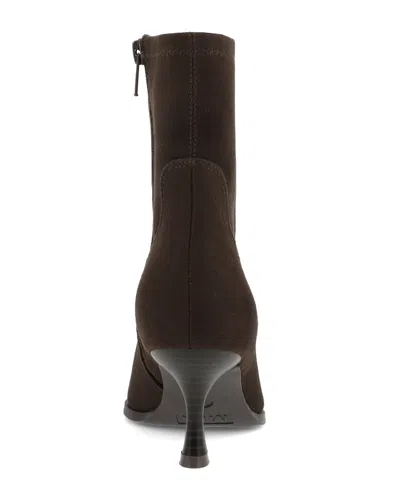 Mia Aletta Pointed Toe Bootie In Brown