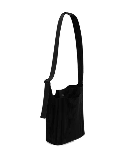 Issey Miyake Utility Shoulder Bag In Black