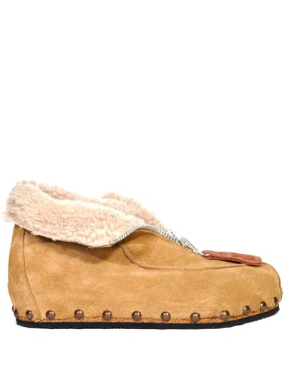 Magliano Leather Boots In Brown