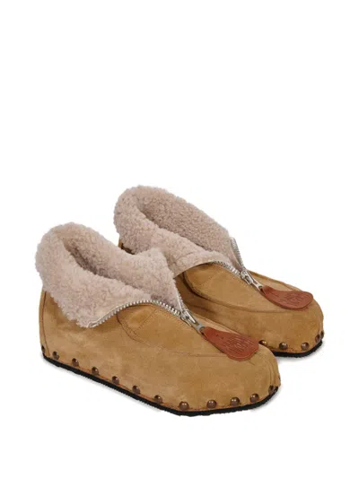 Magliano Leather Boots In Brown