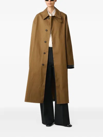 Studio Nicholson Ettrick Coat In Brown