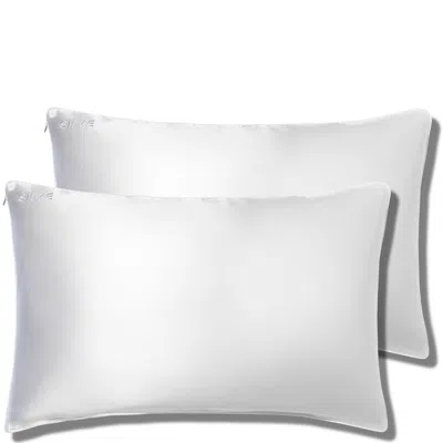 Silke London Silke Silk Pillowcase Duo - Queen - White