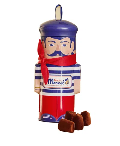 Maxim's De Paris Sacre Marcel, Marcel Character Tin With Chocolate Truffles, 6 Pieces In Multi