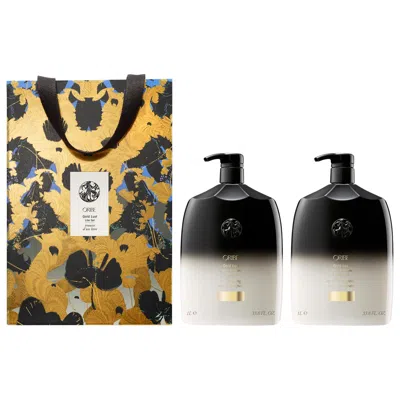 Oribe Gold Lust Shampoo And Conditioner Liter Duo Gift Set In Multi