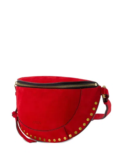Isabel Marant Skano Gz Shoulder Bag In Red