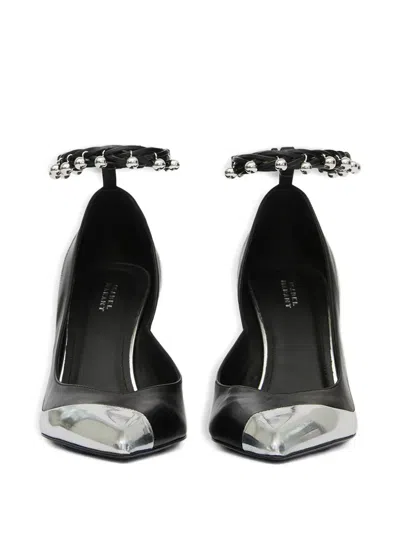 Isabel Marant Peleny Pumps In Silver Leather In Black