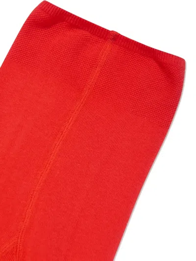 Falke Cotton Blend Tights In Red