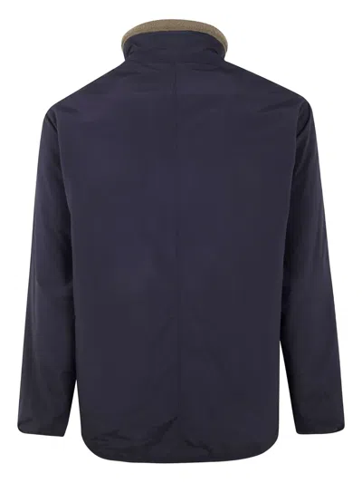 Filson "reversible Pile Fleece Ripstop" Jacket In Blue