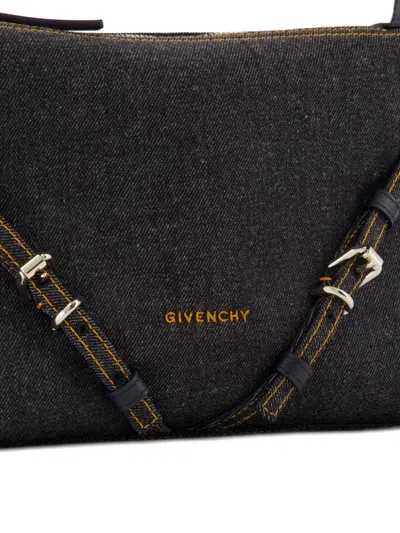 Givenchy Medium Shoulder Bag With Buckle And Handle In Black