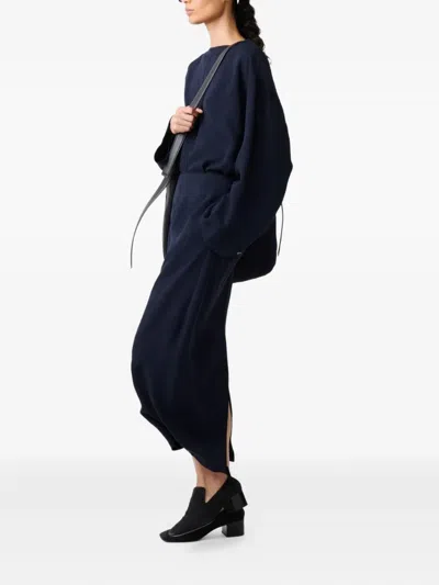 Studio Nicholson Lory Blouse In Blue