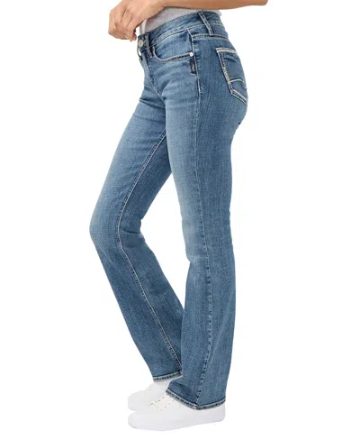 Silver Jeans Co. Women's Suki Mid Rise Slim Bootcut Jeans In Blue