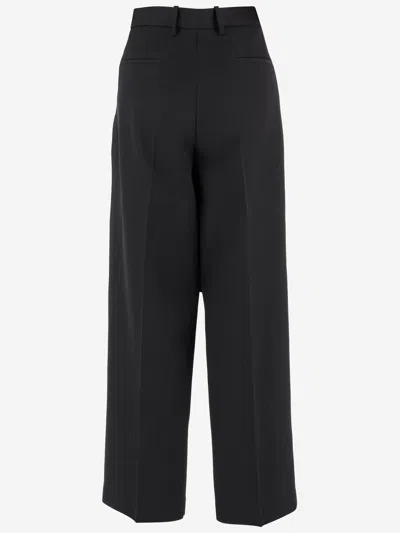 Jil Sander Wool Trousers In Black