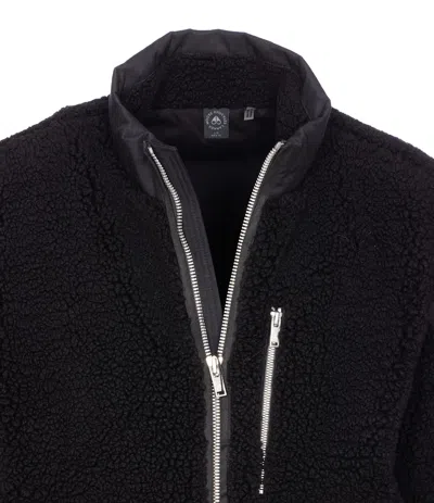 Moose Knuckles Down Jacket Frontal Zip Closure In Black