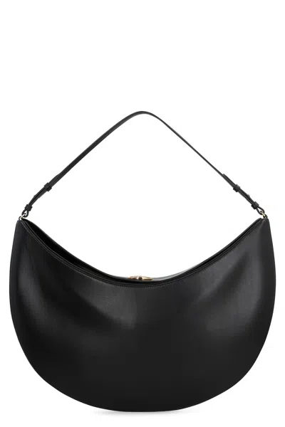 Jacquemus Black The Ovalo Hobo Bag In Black