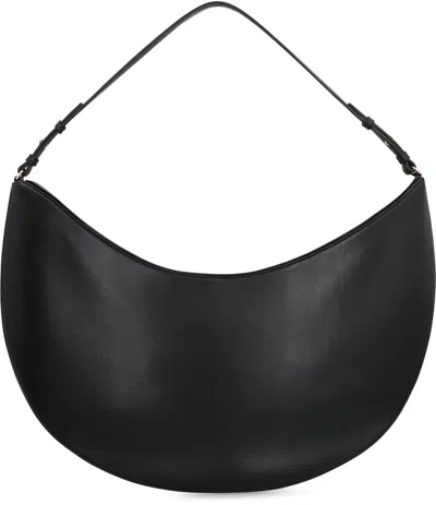 Jacquemus Black The Ovalo Hobo Bag In Black