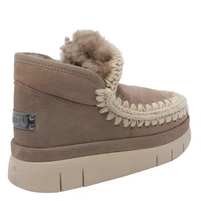 Mou Eskimo Bounce Sneaker Boots In Neutral
